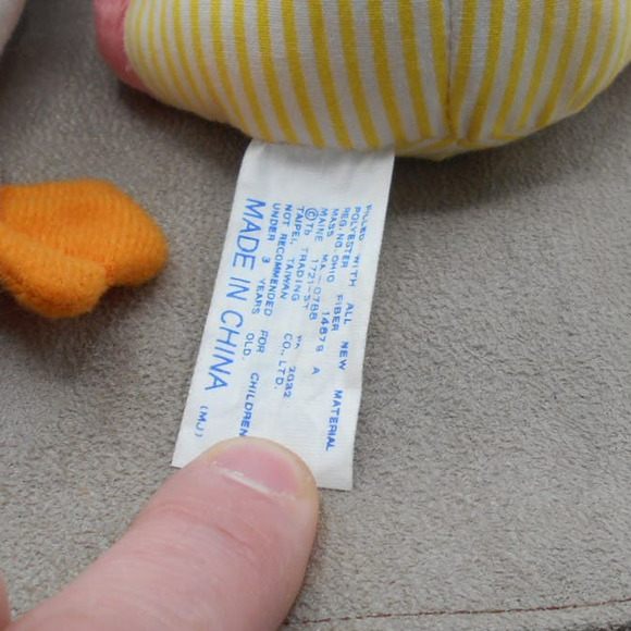 Small Mini Plush Animal Lot Vintage: Giftco Duck, Rabbit, Fable Creatures - Picture 10 of 10